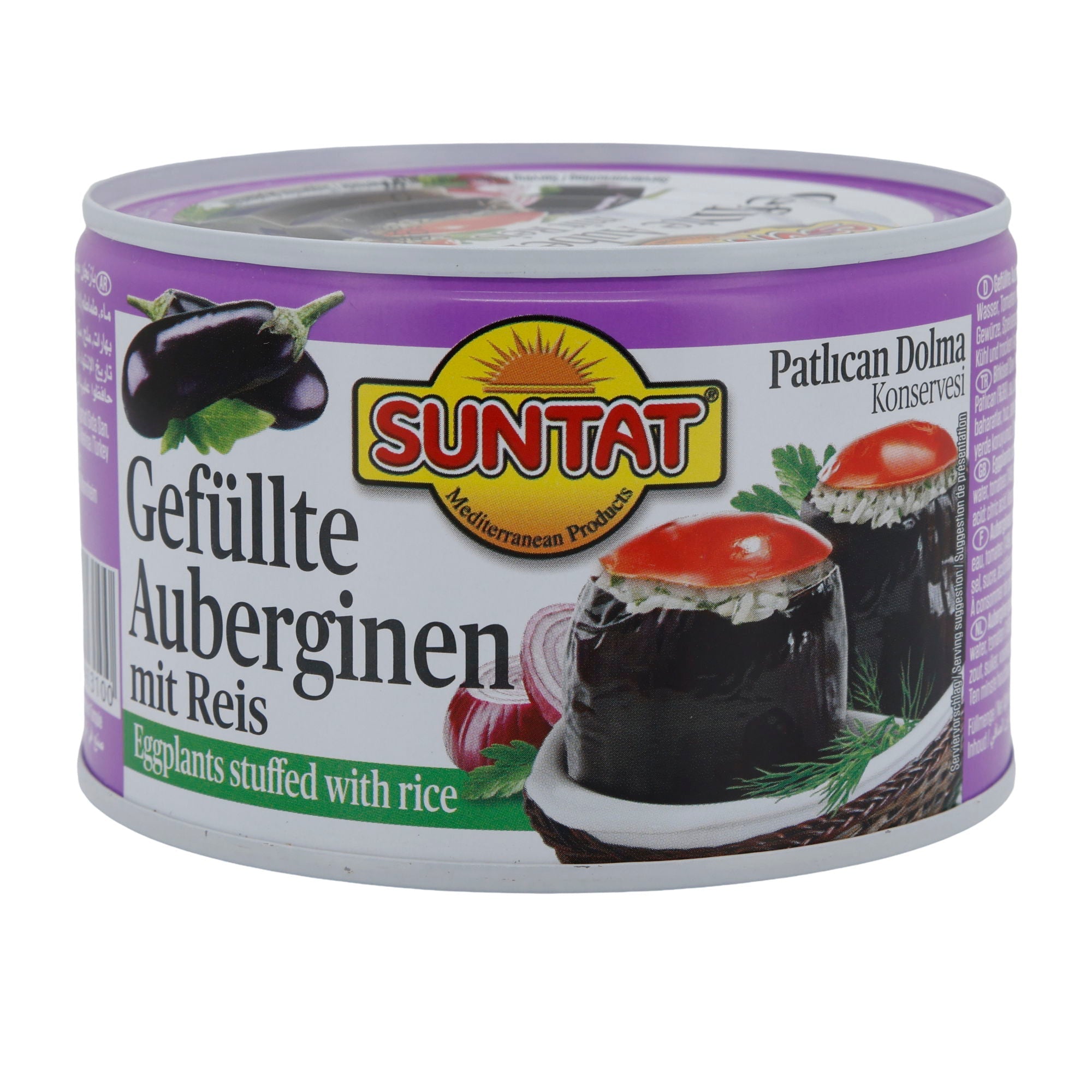 Gefüllte Auberginen Suntat | Mit Reis, Patlıcan Dolma | Servierfertig | 350 g SUNTAT